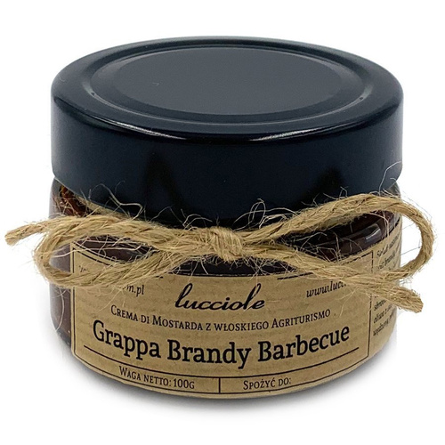 Domowa Musztarda `Mostarda Grappa Brandy & Barbecue` 100g